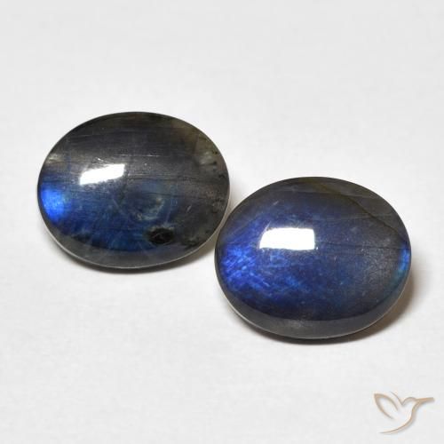 3.91ctw Natural Multicolor Espectrolita, Ovalada, Opaco