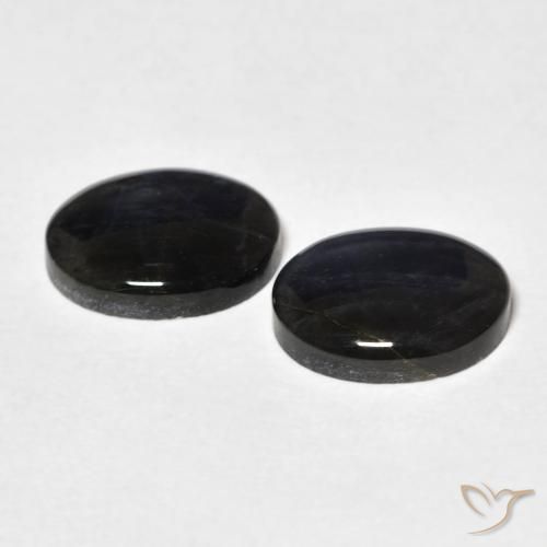 Gemas de Espectrolita Multicolor natural de 3.91 ct, Ovalada, Opaco