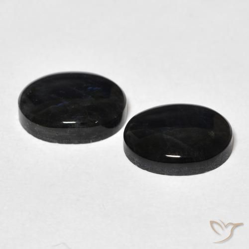 Gemas de Espectrolita Multicolor natural de 4.36 ct, Ovalada, Opaco
