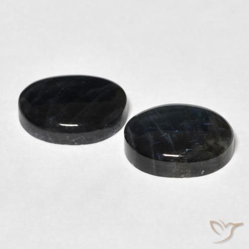 Gemas de Espectrolita Multicolor natural de 4.43 ct, Ovalada, Opaco