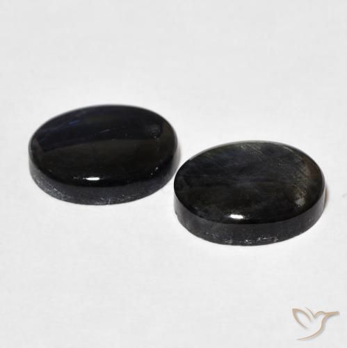 Gemas de Espectrolita Multicolor natural de 4.38 ct, Ovalada, Opaco