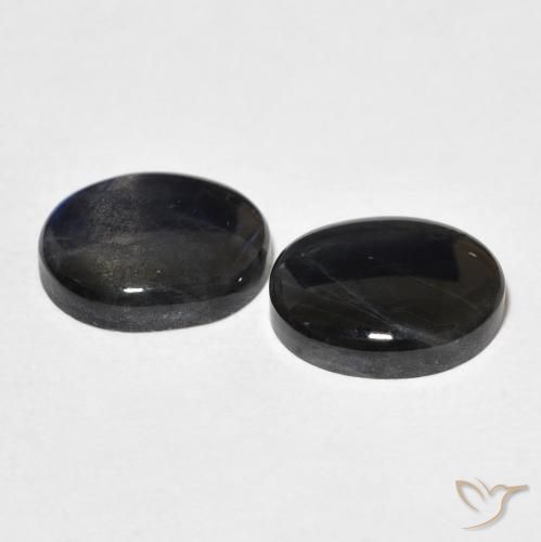 Gemas de Espectrolita Multicolor natural de 4.18 ct, Ovalada, Opaco