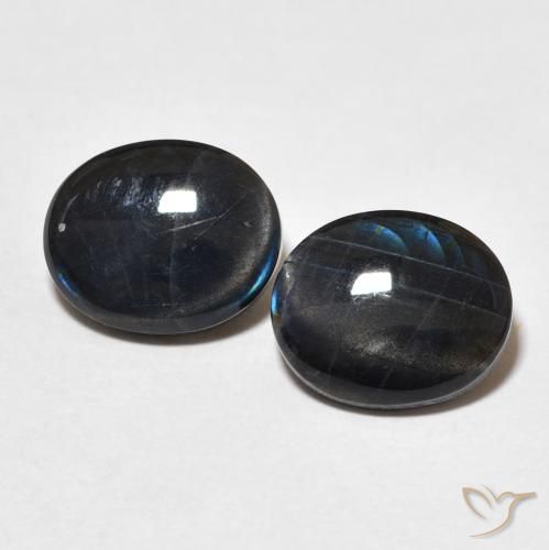 4.05ctw Natural Multicolor Espectrolita, Ovalada, Opaco