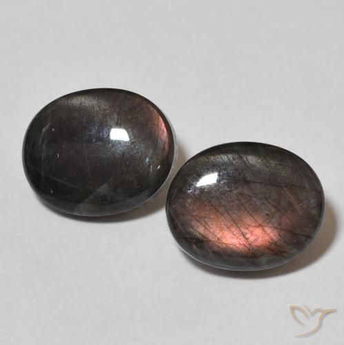 4.48ctw Natural Multicolor Espectrolita, Ovalada, Opaco