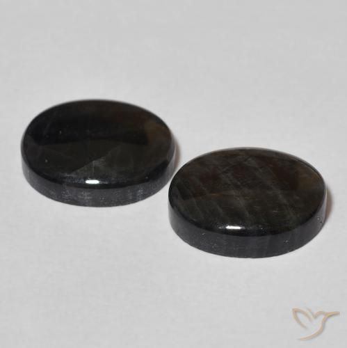 Gemas de Espectrolita Multicolor natural de 4.48 ct, Ovalada, Opaco