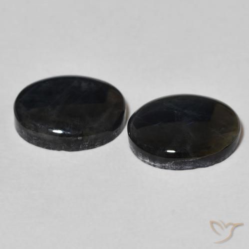 Gemas de Espectrolita Multicolor natural de 4.22 ct, Ovalada, Opaco