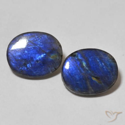 3.76ctw Natural Multicolor Espectrolita, Ovalada, Opaco