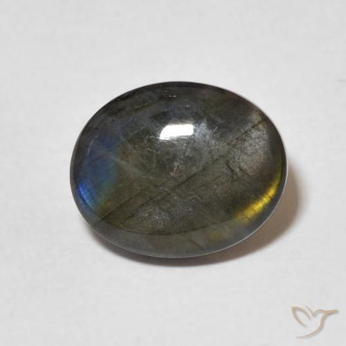 2.26ct Natural Multicolor Espectrolita, Ovalada, Opaco
