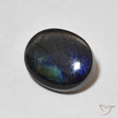 2.13ct Natural Multicolor Espectrolita, Ovalada, Opaco