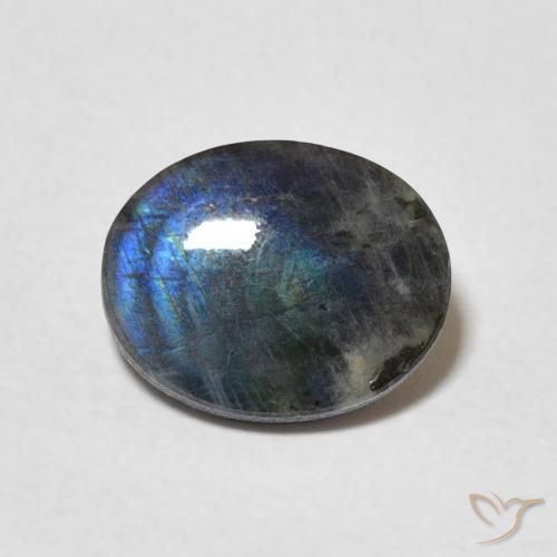 1.92ct Natural Multicolor Espectrolita, Ovalada, Opaco