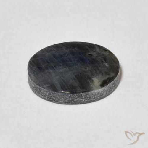 Espectrolita Multicolor natural de 1.92 ct, Ovalada, Opaco