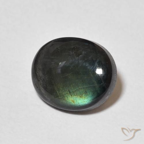 Espectrolita Multicolor natural de 2.00 ct, Ovalada, Opaco