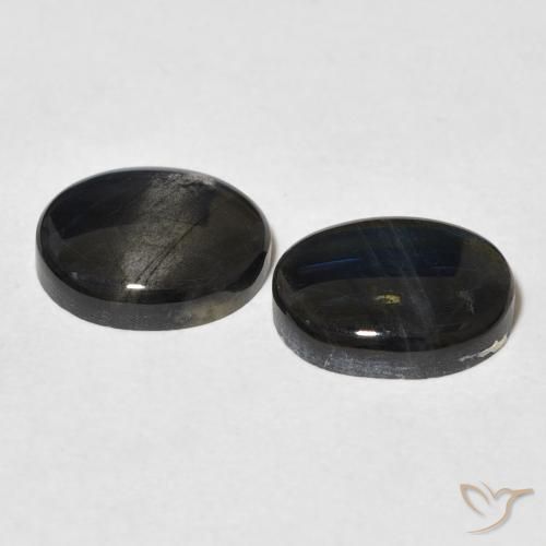 Gemas de Espectrolita Multicolor natural de 4.28 ct, Ovalada, Opaco