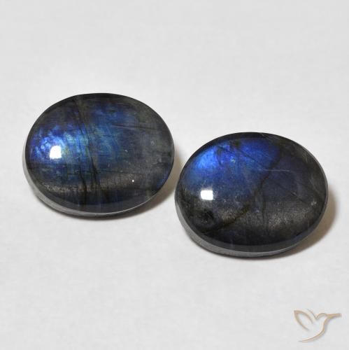 4.39ctw Natural Multicolor Espectrolita, Ovalada, Opaco