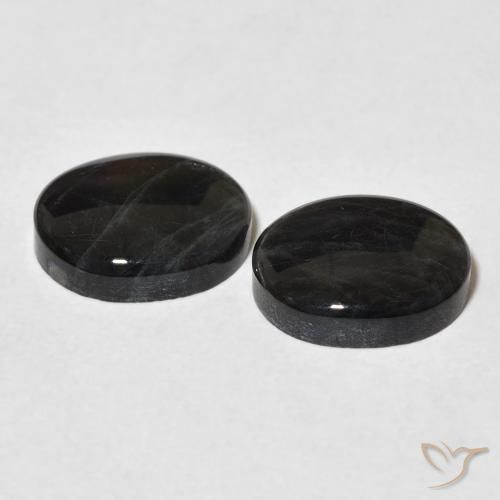 Gemas de Espectrolita Multicolor natural de 4.55 ct, Ovalada, Opaco
