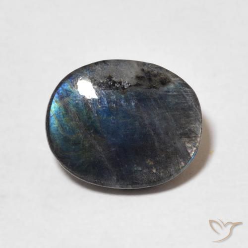 2.05ct Natural Multicolor Espectrolita, Ovalada, Opaco