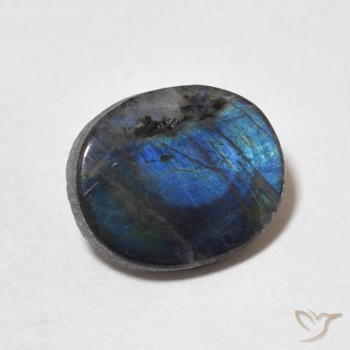 Espectrolita Multicolor natural de 2.05 ct, Ovalada, Opaco