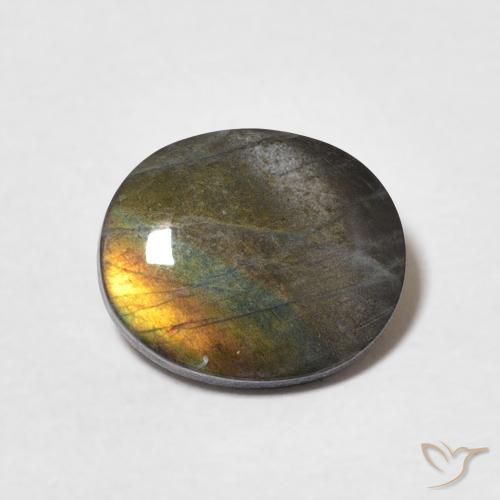1.82ct Natural Multicolor Espectrolita, Ovalada, Opaco