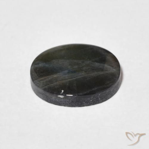Espectrolita Multicolor natural de 1.82 ct, Ovalada, Opaco