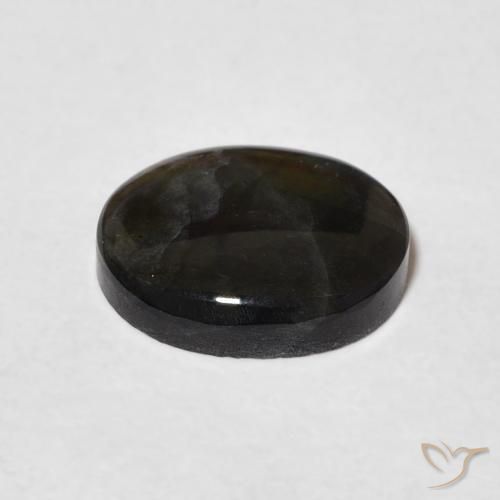 Espectrolita Multicolor natural de 2.07 ct, Ovalada, Opaco