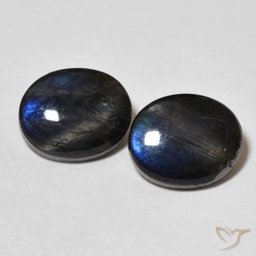 4.61ctw Natural Multicolor Espectrolita, Ovalada, Opaco