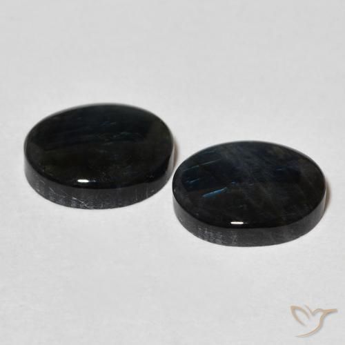 Gemas de Espectrolita Multicolor natural de 4.44 ct, Ovalada, Opaco