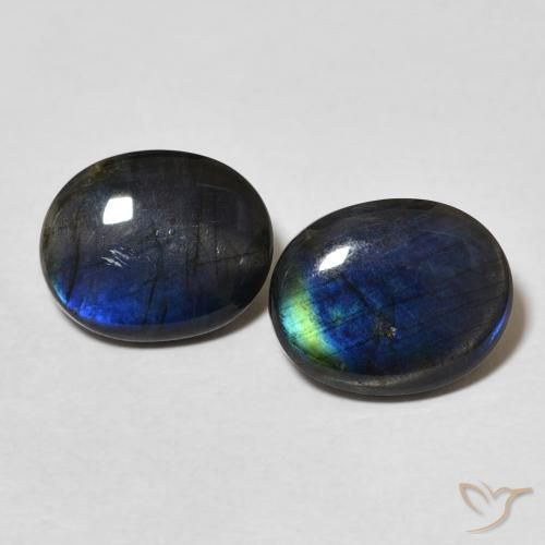 3.88ctw Natural Multicolor Espectrolita, Ovalada, Opaco
