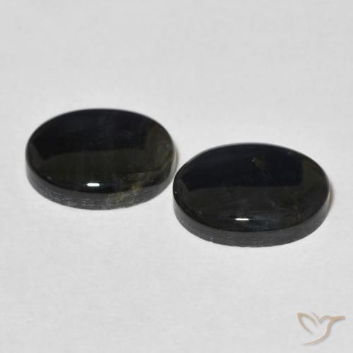 Gemas de Espectrolita Multicolor natural de 3.88 ct, Ovalada, Opaco