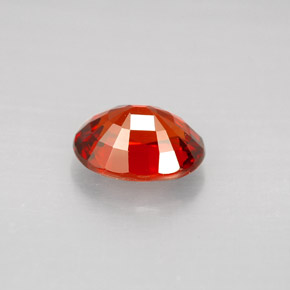 Hilo de espesartita Naranja rojizo natural de 2.51 ct, Corte Óvalo, VS-SI