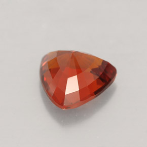 Granate espesartita naranja natural de 1,85 ct, trillón, VVS-VS