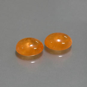 Gemas de granate espesartita naranja natural de  ct, transparente, transparente / translúcido