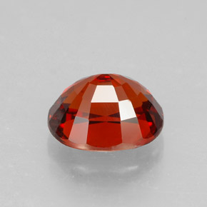 Granate espesartita rojo natural de 2,13 ct, corte óvalo, IF