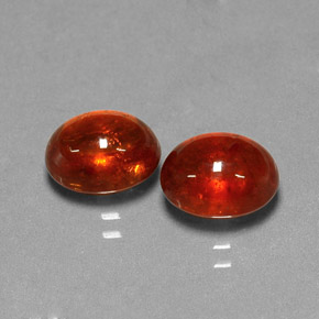 Gemas de granate espesartita naranja natural de  ct, transparente, transparente / translúcido