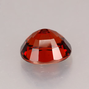 Granate espesartita naranja natural de 2,36 ct, corte óvalo, VVS-VS