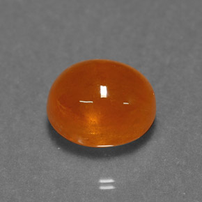 Granate espesartita naranja natural de 6,24 ct, transparente, transparente / translúcido