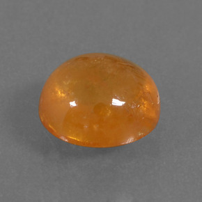 Granate espesartita naranja natural de 1,88 ct, corte óvalo, translúcido