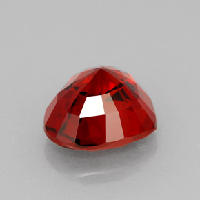 Granate espesartita naranja natural de 2,79 ct, en forma de pera, VVS-VS
