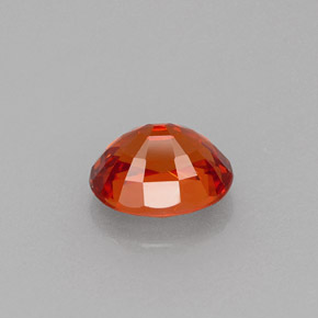 Hilo de espesartita Naranja rojizo natural de 1.07 ct, Corte Óvalo, VVS-VS