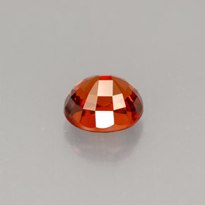 Hilo de espesartita Naranja mandarina natural de 1.36 ct, Corte Óvalo, VVS
