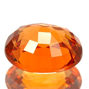 Hilo de espesartita Naranja mandarina natural de 1.36 ct, Corte Óvalo, VS