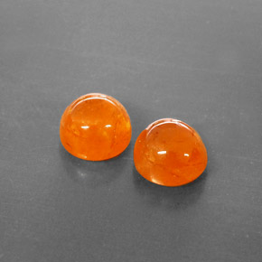 Gemas de Hilo de espesartita Naranja mandarina natural de  ct, Transparente, Transparente / Translúcido