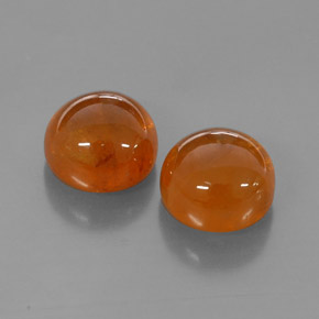 Gemas de granate espesartita naranja natural de  ct, transparente, transparente / translúcido