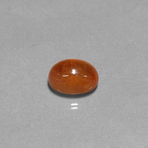 Granate espesartita naranja natural de 2,37 ct, transparente, transparente / translúcido