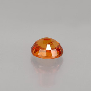 Granate espesartita naranja natural de 1,21 ct, corte óvalo, VS