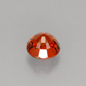 Hilo de espesartita Naranja natural de 1.12 ct, Corte Redondo, VS