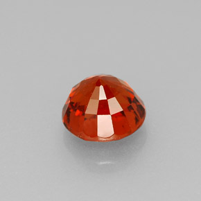 Hilo de espesartita Naranja rojizo natural de 1.34 ct, Corte Redondo, VS