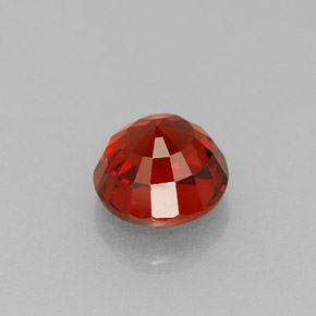 Granate espesartita naranja natural de 0,95 ct, corte redondo, VS