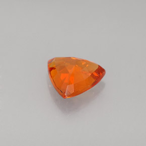 Granate espesartita naranja natural de 1,25 ct, trillón, VS-SI
