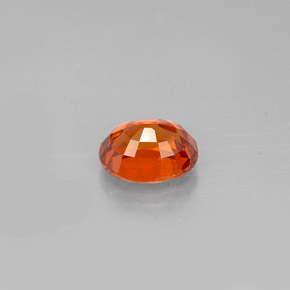 Hilo de espesartita Naranja mandarina natural de 0.98 ct, Corte Óvalo, VS