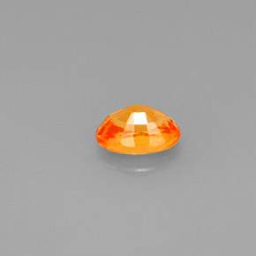 Hilo de espesartita Naranja mandarina natural de 0.63 ct, Corte Óvalo, VS